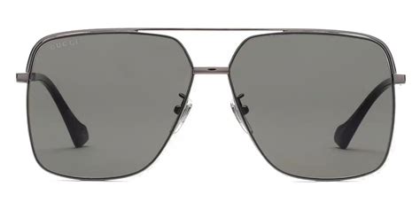 Gucci™ GG1099SA 001 61 Gunmetal Sunglasses 